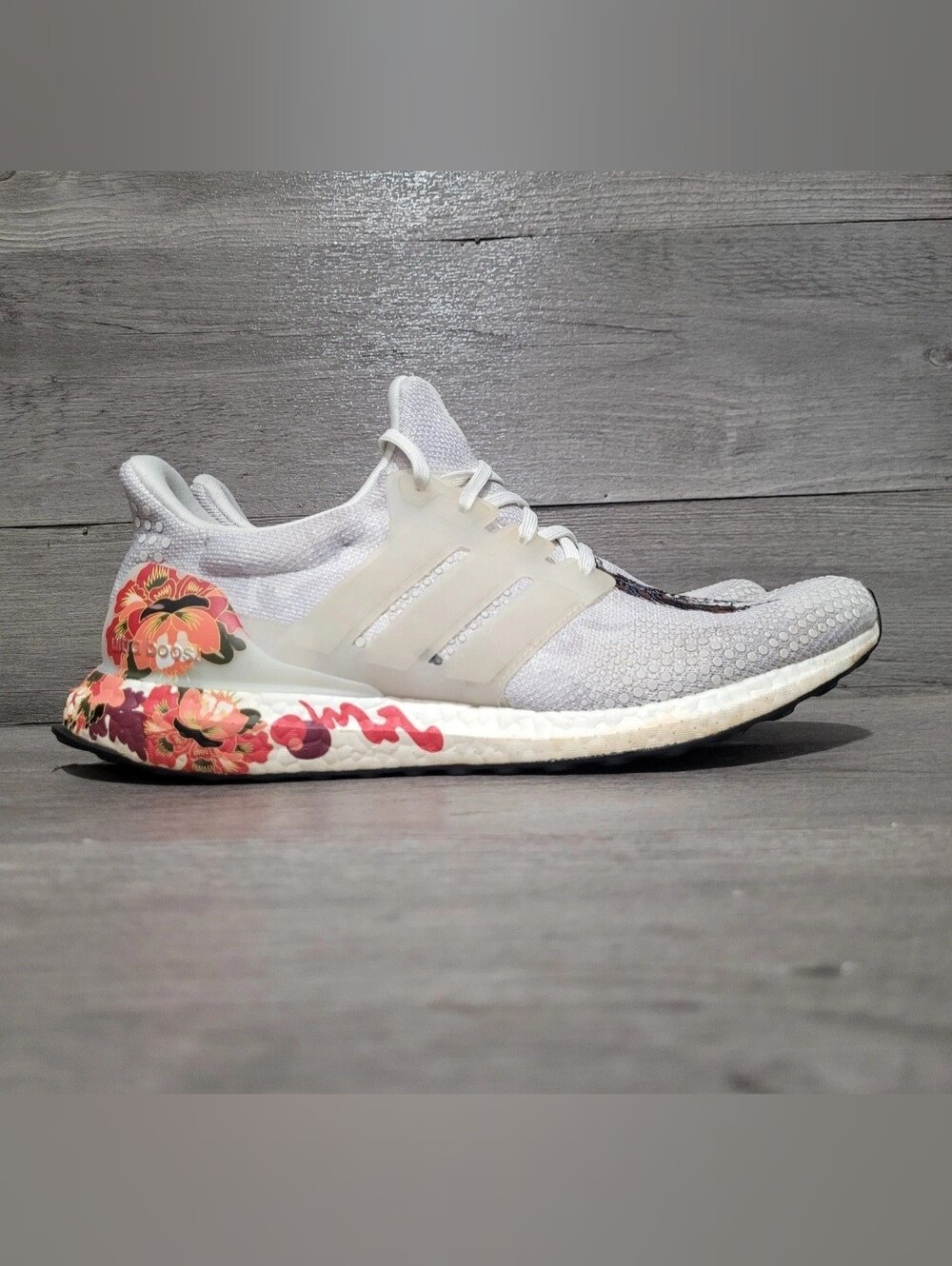 adidas Ultra Boost Womens Sz 9.5 DNA Chinese New Year CNY 2020 Tiger White